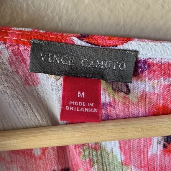 VINCE CAMUTO Floral Ruffle Sleeve Button Down Blouse - Picture 3 of 8